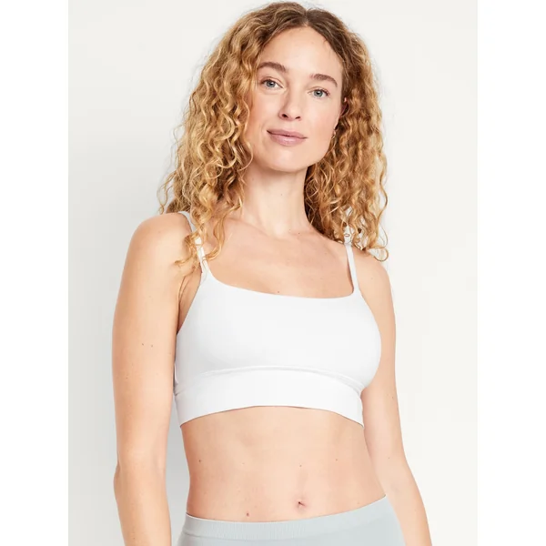 Cotton Cami Bralette - Calla Lily White