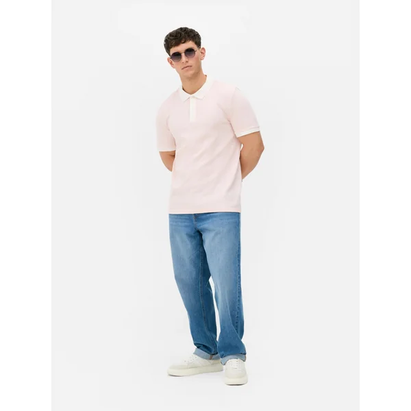 Cotton Rich Polo Shirt - Pink