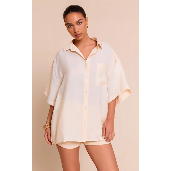 Cream Button Up Shirt