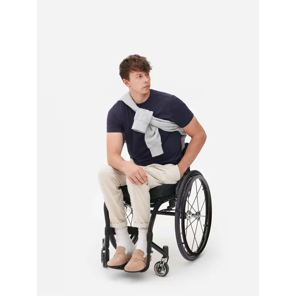 Crew Neck Cotton T-shirt - Navy