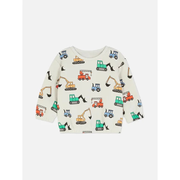 Crew Neck Sweatshirt - Gray