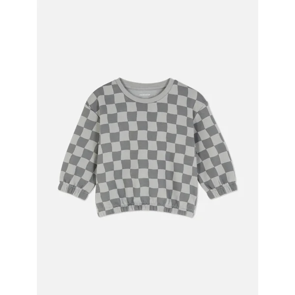 Crew Neck Sweatshirt - Gray