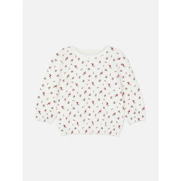 Crew Neck Sweatshirt - Ivory