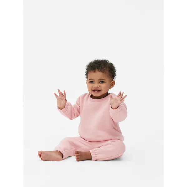 Crew Neck Sweatshirt - Pink