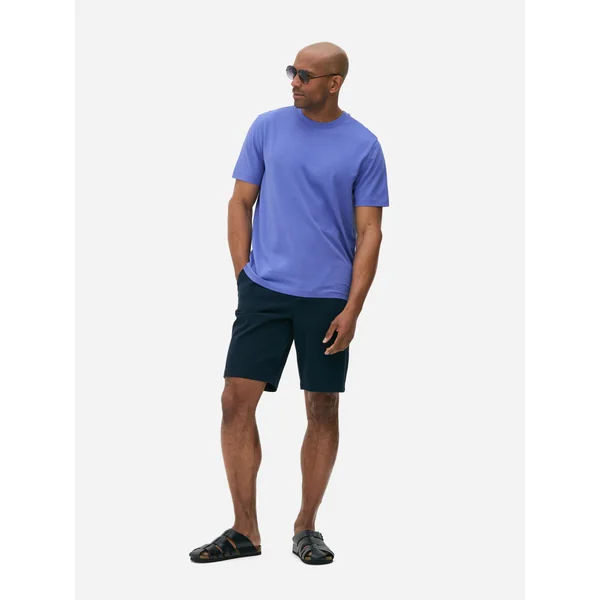 Crew Neck T-Shirt - Purple