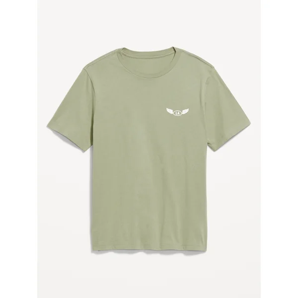 Crew-Neck Graphic T-Shirt - Ammonite