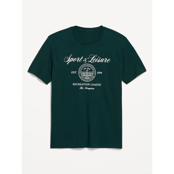 Crew-Neck Graphic T-Shirt - Forest Canopy