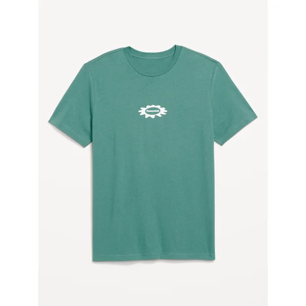 Crew-Neck Graphic T-Shirt - Swaying Palm