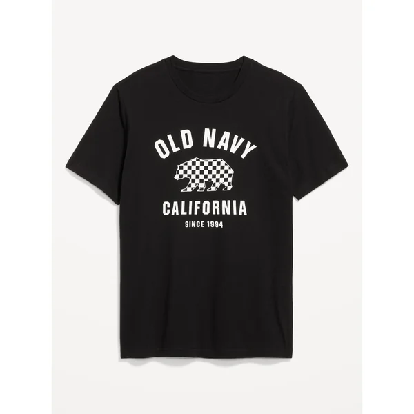 Crew-Neck Logo T-Shirt - Black Jack