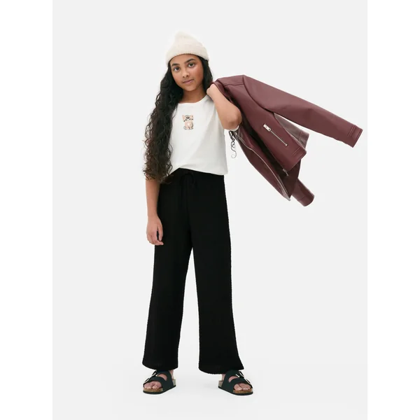 Crinkle Pants - Black