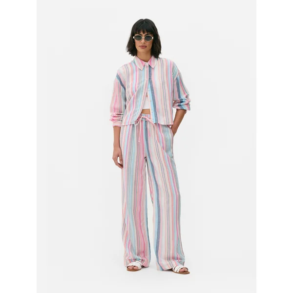 Cropped Shirt - Pink