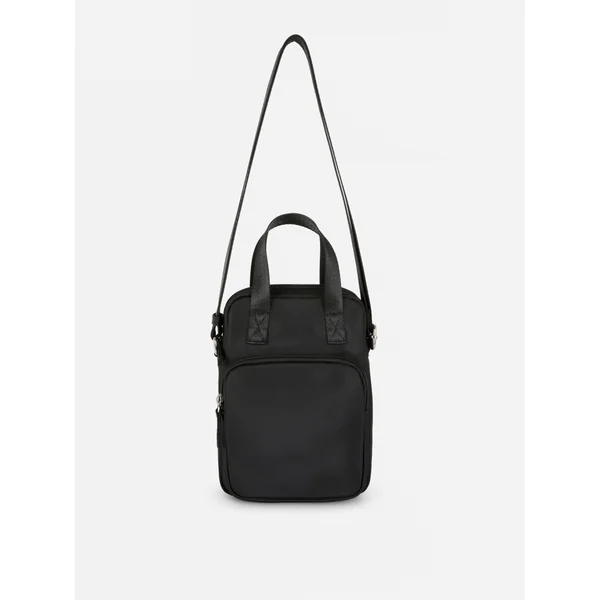 Crossbody Messenger Bag - Black