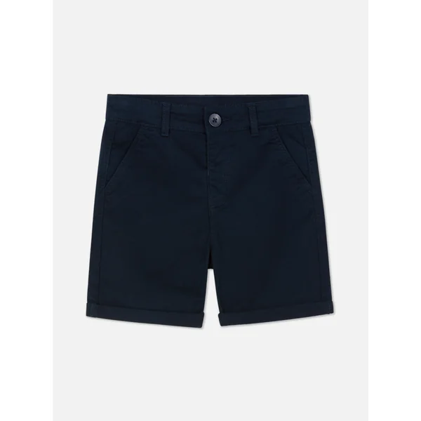 Cuffed Chino Shorts - Stone