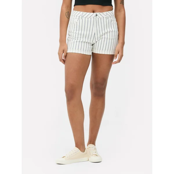 Cuffed Denim Shorts - Multi