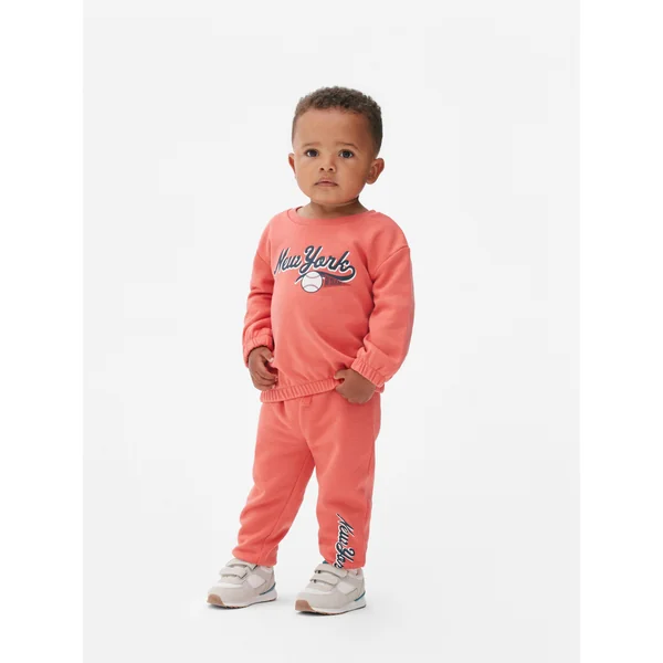 Cuffed Drawstring Joggers - Red