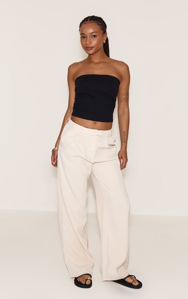 Petite Stone Wide Leg Tailored Pants