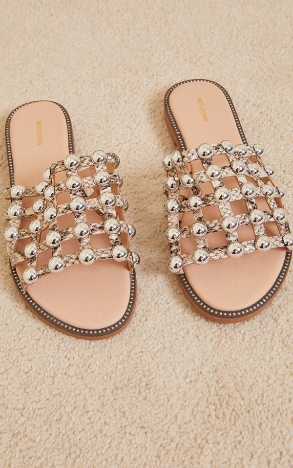 Snake Alisa Large Studded Slides
