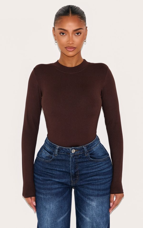 Shape Chocolate Sculpted Long Sleeve Bodysuit