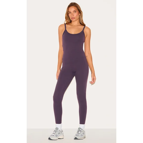 Dark Plum Sculpt Super High Waist Leggings