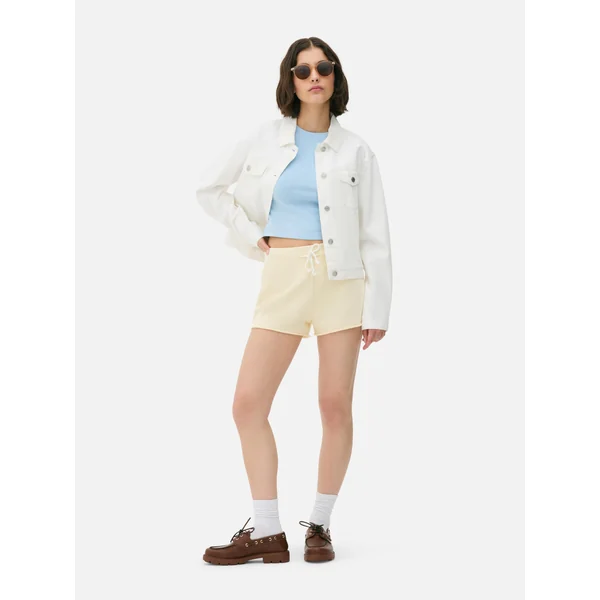 Deep Waistband Shorts - Lemon