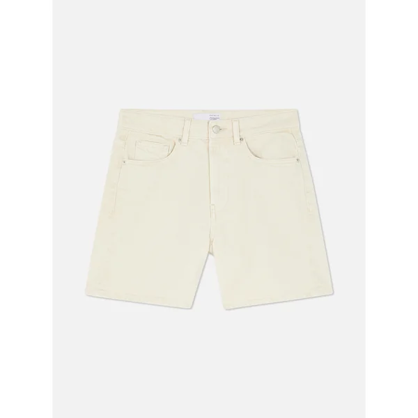 Denim Bermuda Shorts - Lemon