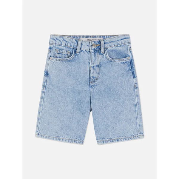 Denim Bermuda Shorts - Light Blue