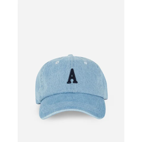 Denim Initial Cap - Blue