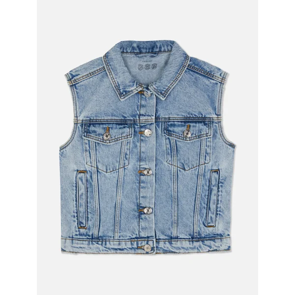 Denim Vest - Blue