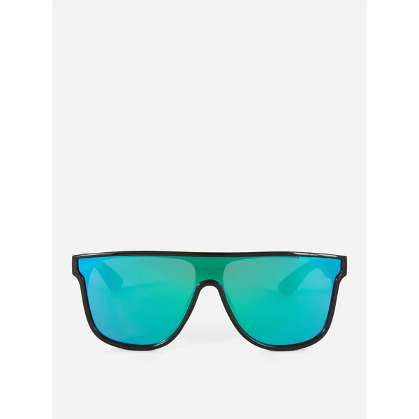 D-Frame Tinted Sunglasses - Black