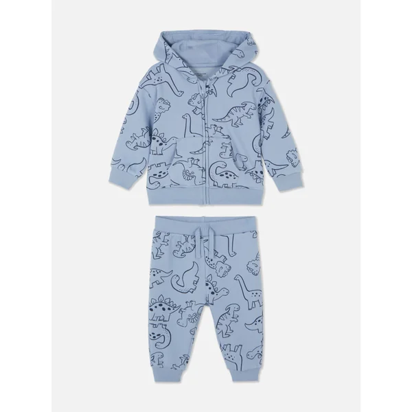 Dinosaur Hoodie and Joggers set - Multi