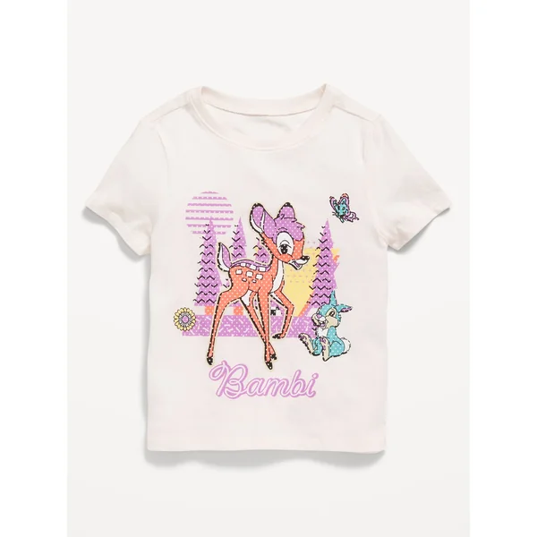 Disney© Bambi Unisex Graphic T-Shirt for Toddler - Sea Salt