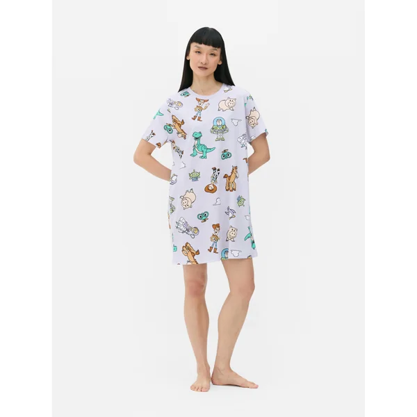 Disney Character Graphic Sleep T-Shirt - Lavender