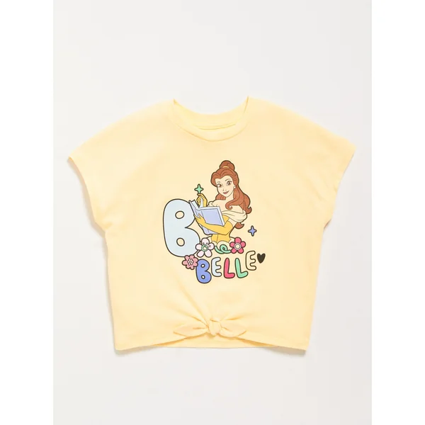 Disney© Graphic Tie-Knot T-Shirt for Toddler Girls - Belle