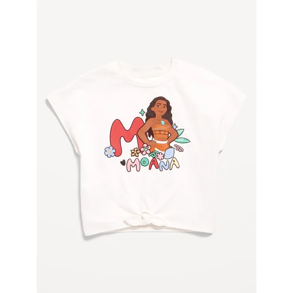 Disney© Graphic Tie-Knot T-Shirt for Toddler Girls - Moana