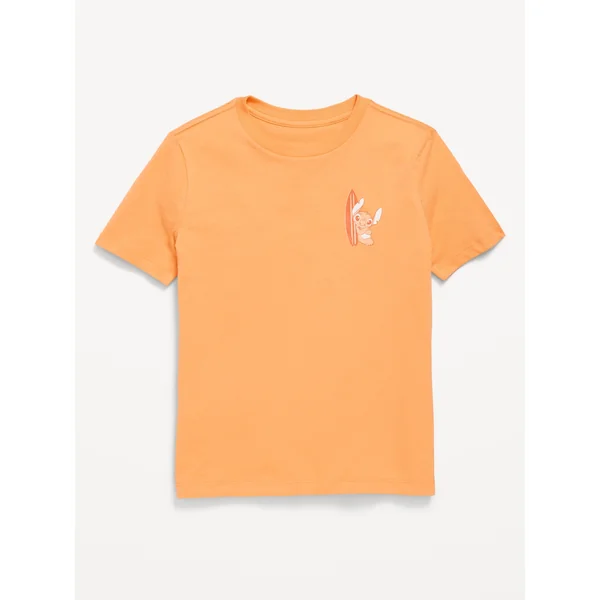 Disney© Lilo & Stitch Gender-Neutral Graphic T-Shirt for Kids - Mango Sorbet