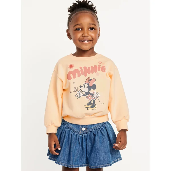 Disney© Minnie Mouse Graphic Sweatshirt for Toddler Girls - Minnie Mouse