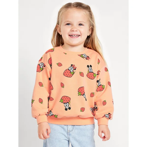 Disney© Minnie Mouse Graphic Sweatshirt for Toddler Girls - Pink