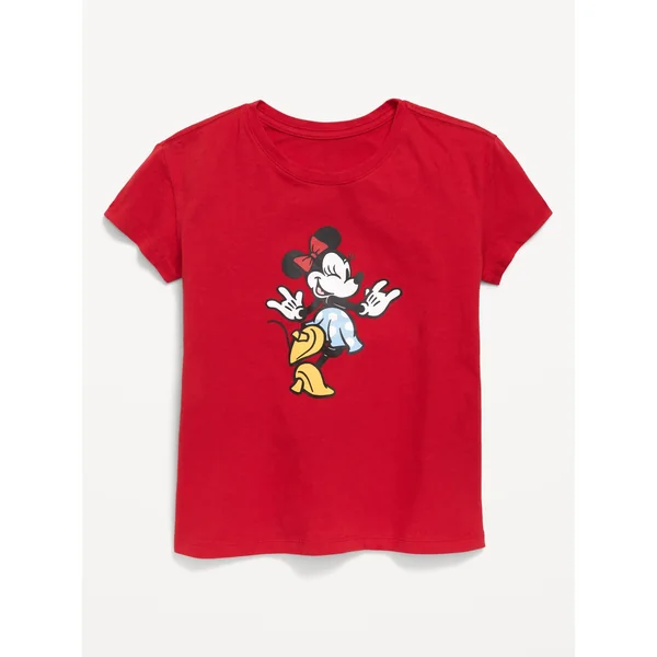 Disney© Minnie Mouse Graphic T-Shirt for Girls - Robbie Red
