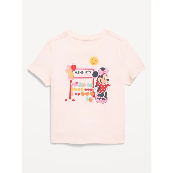 Disney© Minnie Mouse Graphic T-Shirt for Toddler Girls - Creme De La Creme