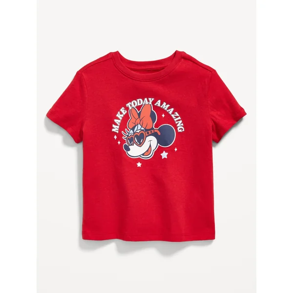 Disney© Minnie Mouse Graphic T-Shirt for Toddler Girls - Robbie Red