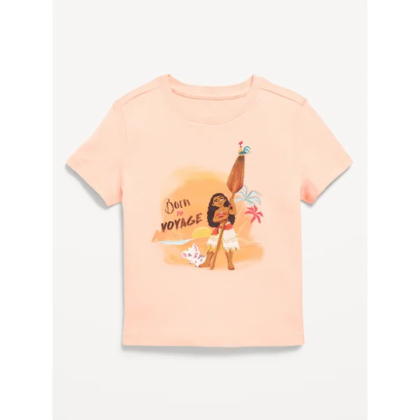 Disney© Moana Unisex Graphic T-Shirt for Toddler - Peach Gelato
