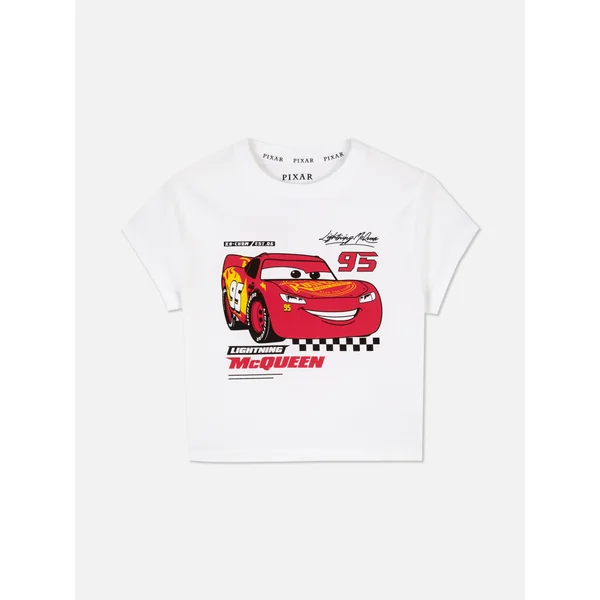 Disney Pixar's Cars Pajama Baby Tee - White