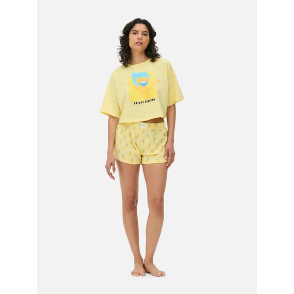 Disney Pixar’s Inside Out Shorts Pajamas - Yellow
