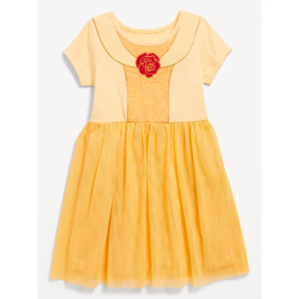 Disney© Short-Sleeve Princess Tutu Dress for Toddler Girls - Belle