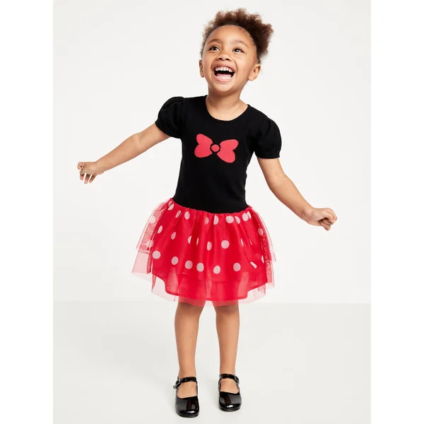 Disney© Short-Sleeve Princess Tutu Dress for Toddler Girls - Minnie Mouse