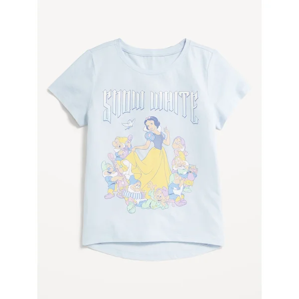 Disney© Snow White Graphic T-Shirt for Girls - Dusty Blue