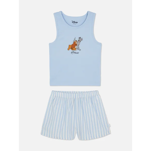 Disney Tank and Shorts Pajamas - Light Blue