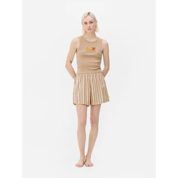 Disney Tank and Shorts Pajamas - Mocha