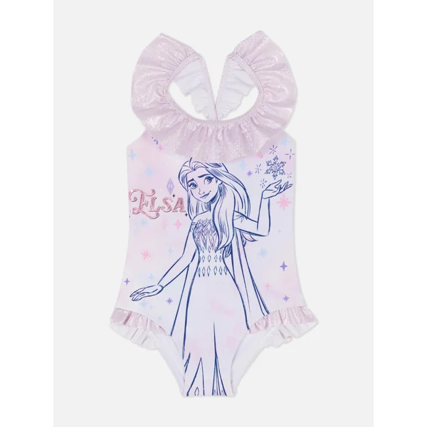 Disney’s Frozen Ruffle Swimsuit - Pink