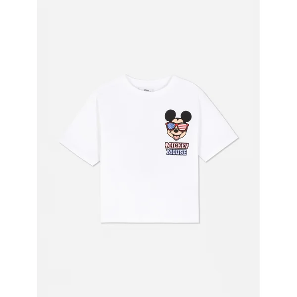 Disney’s Mickey Mouse 4th of July Graphic T-Shirt - White